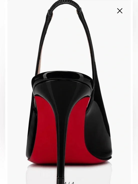 Christian Louboutin Kate Sling Red Sole Pumps 37 - Picture 2 of 6